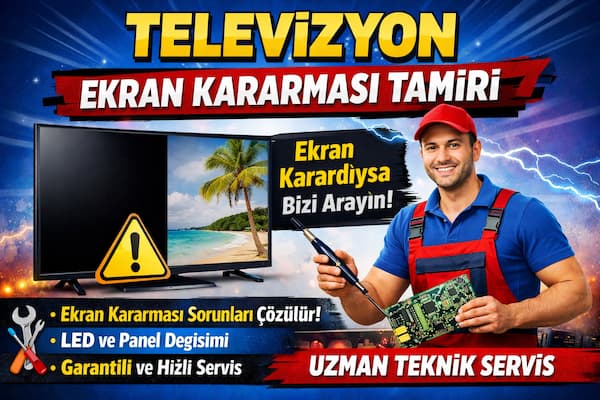 Samsung LED TV Ekran Kararması Tamir Fiyatı